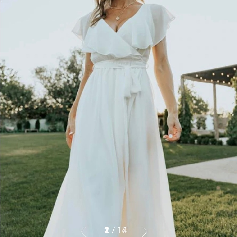 Baltic Born Katya Ruffle Maxi Dress